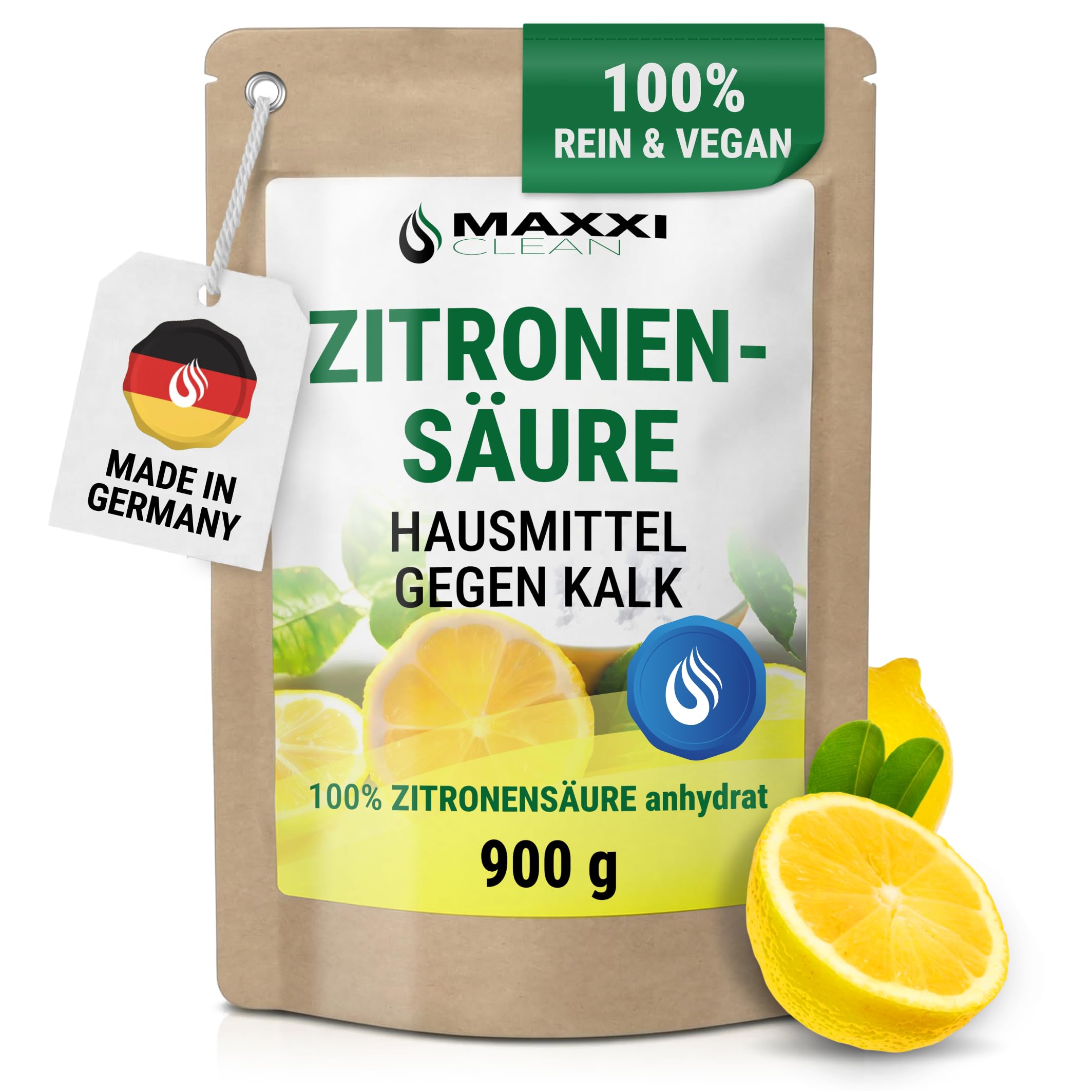 Kwas cytrynowy 900 g Maxxi Clean spożywczy czysty 100%