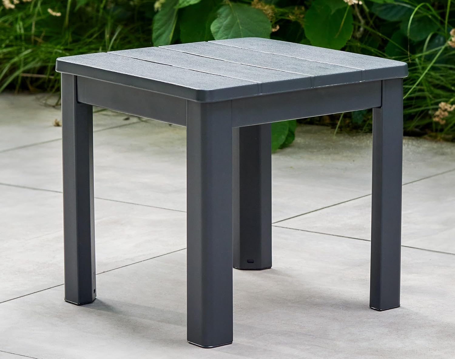 Keter Outdoor Chaise Side Table - Graphite