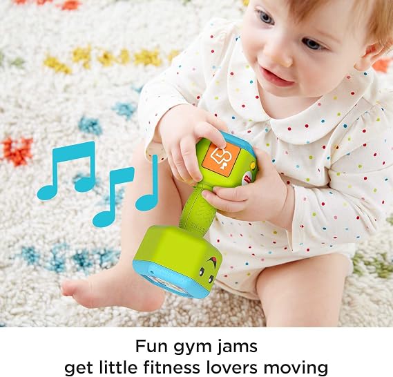 Fisher-Price Laugh & Learn Countin Reps Dumbbell