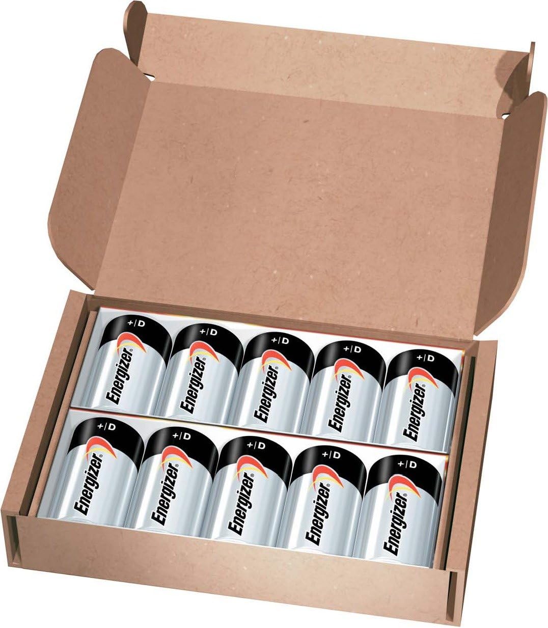 Energizer MAX D Alkaline Batteries, 10-Count