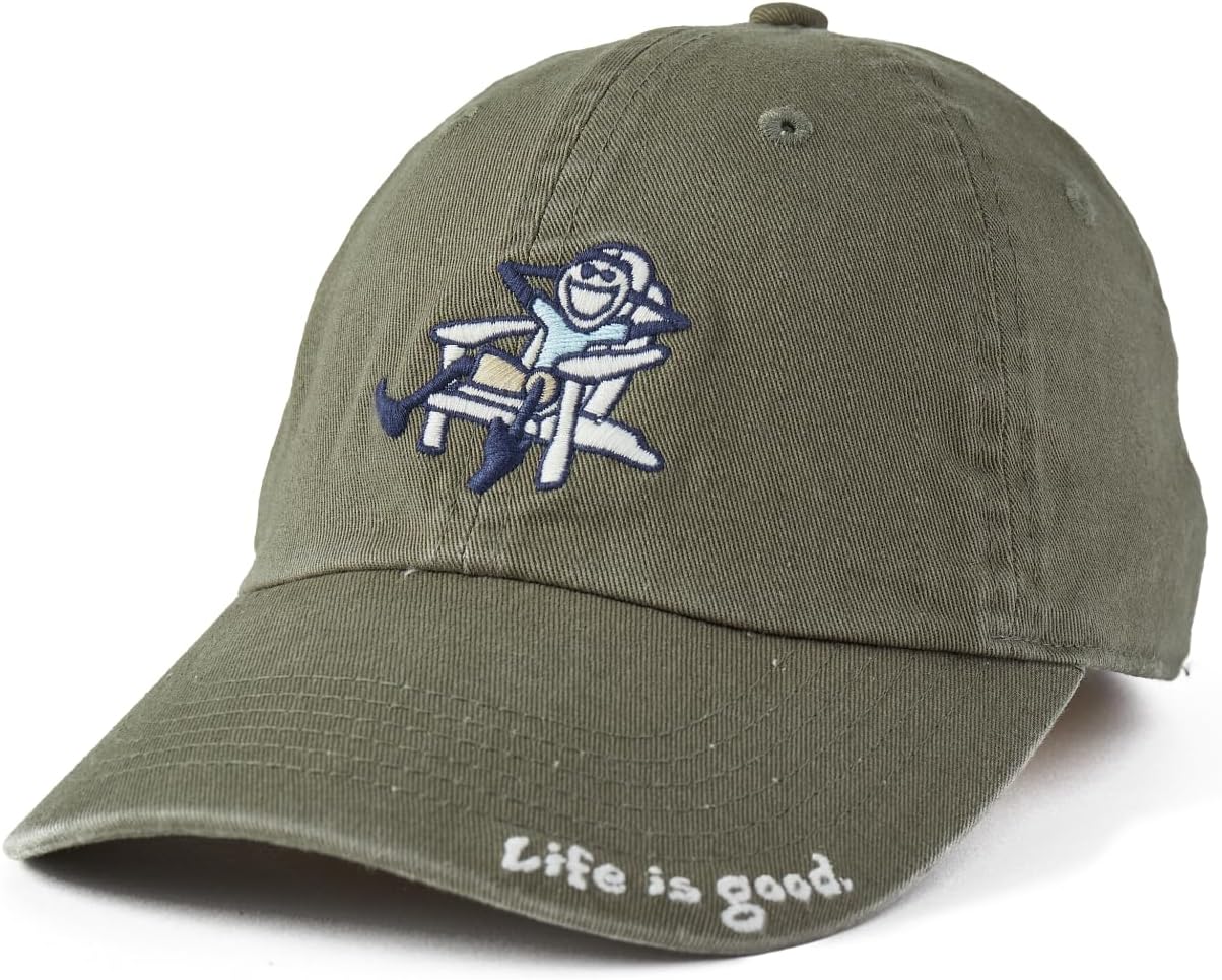 Life is Good. Adirondack Jake Chill Cap, Moss Green