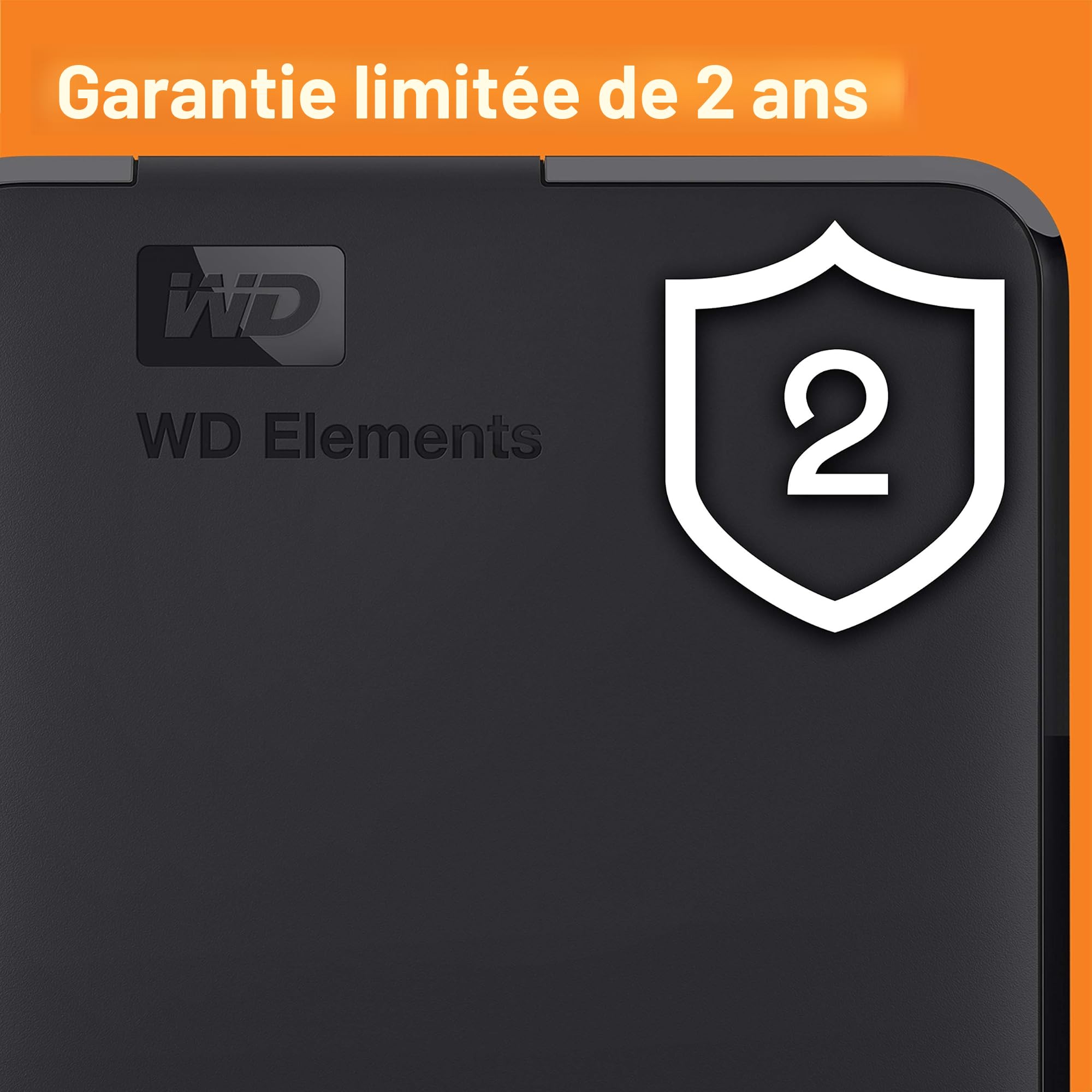Disque dur externe Western Digital Elements 2 To Noir Edition Exclusive