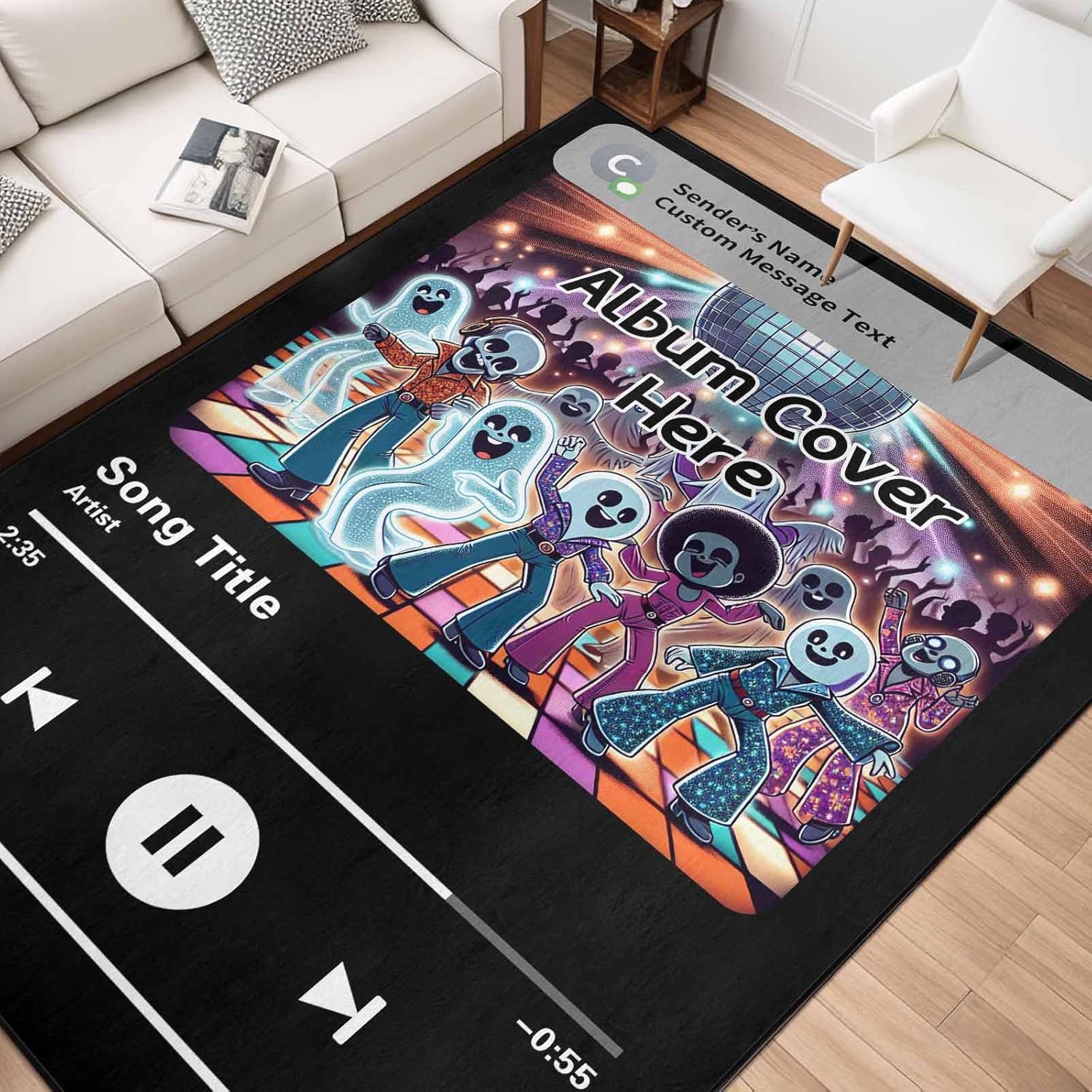 Custom Sneakers Collection Area Rugs with Text for Bedroom Living Room Personalized Street Cool Floor Mats Carpet for Home Decor Custom Non-Slip Carpet Indoor Mat Made in USA