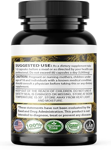 Miniatura 7 de Shilajit Pure Himalayan Cápsulas (suplemento de ácido tévico) 1,000 mg de extracto orgánico de Shilajit por porción, 120 unidades (más de 85