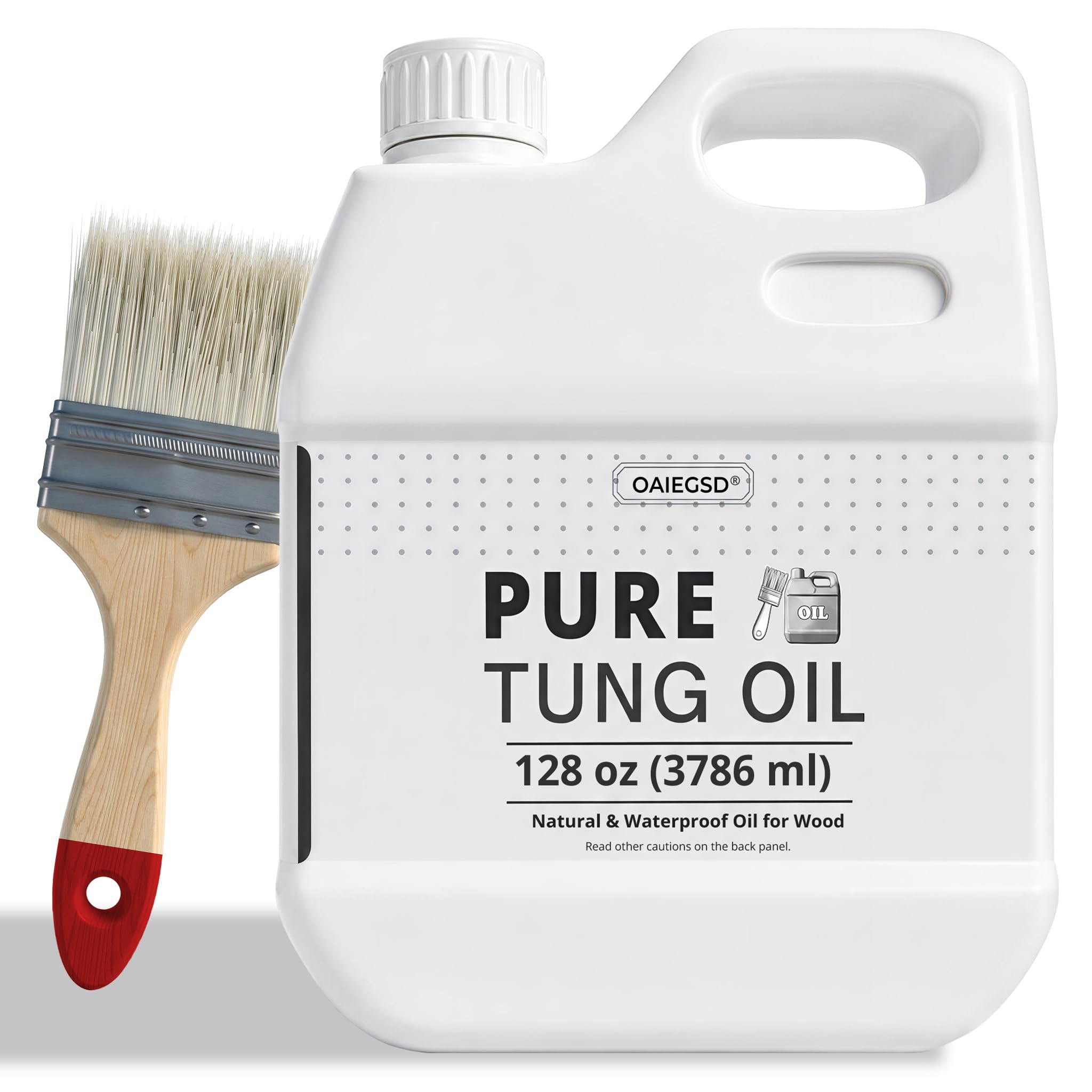128oz Pure Tung Oil with Brush