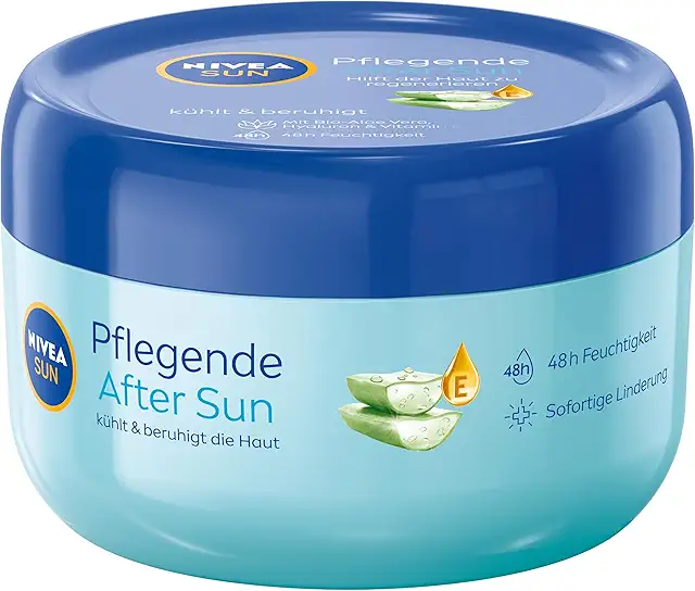 NIVEA SUN Bálsamo After Sun con Aloe Vera - 48h Hidratación (300 ml)