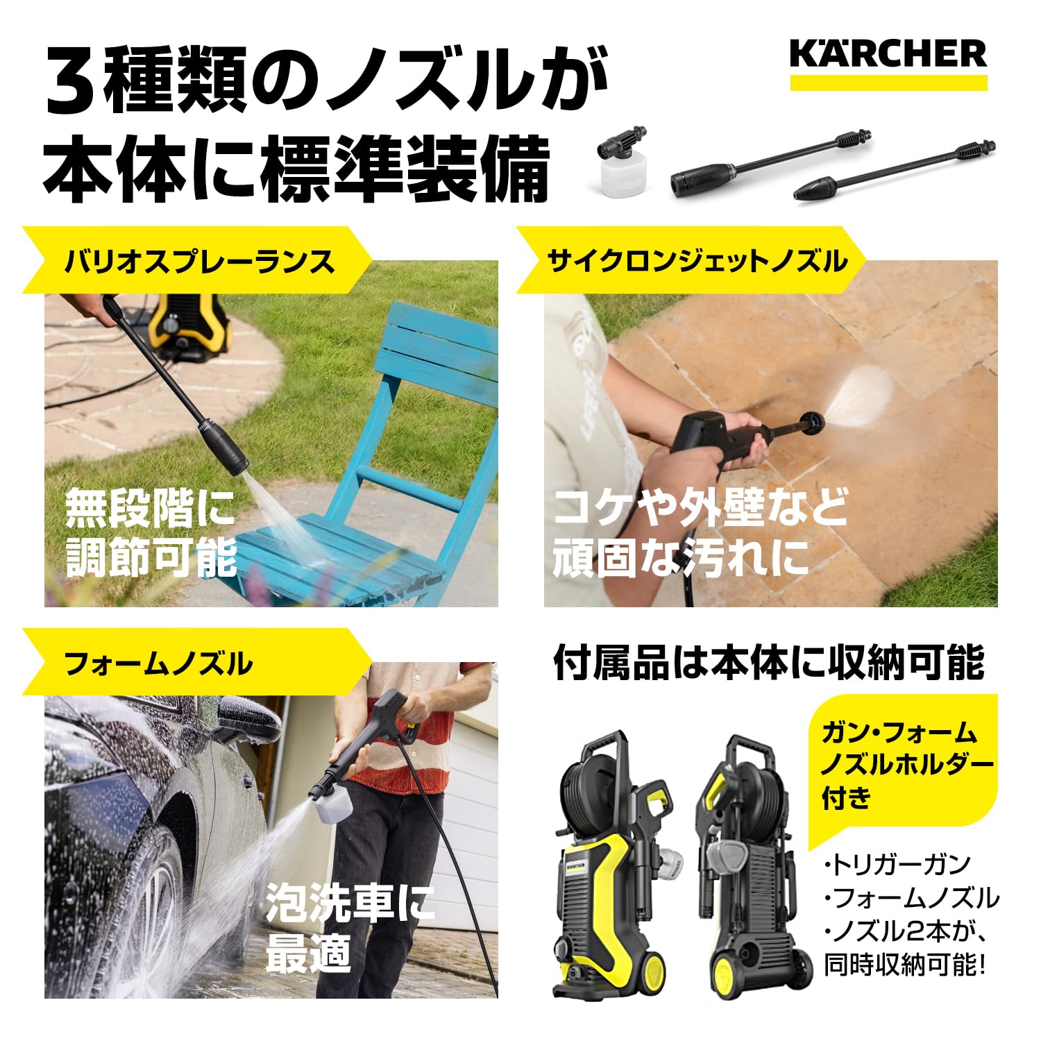 Amazon.co.jp: Karcher K3 HR-X High Pressure Washer, Powerful