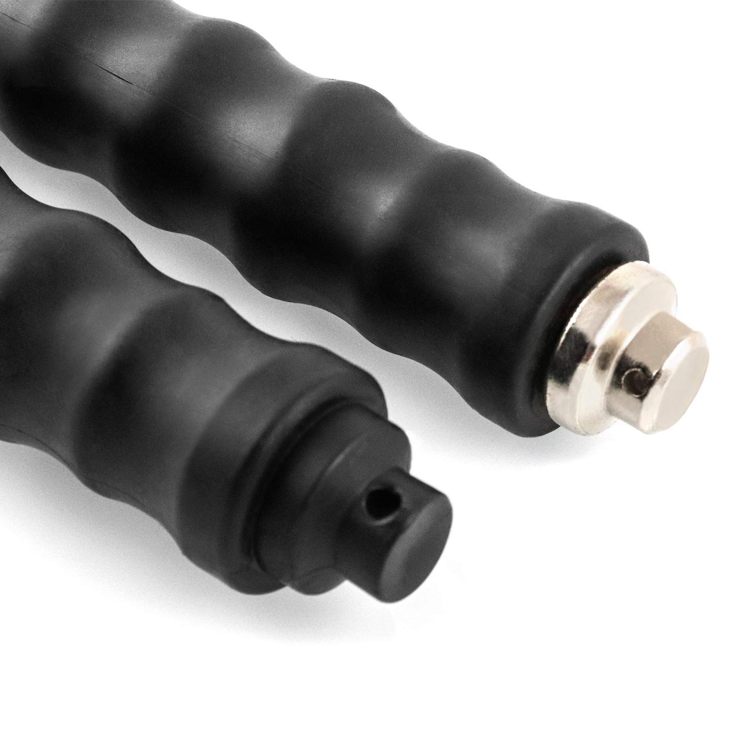 QWORK Rebar Wire Twister, Gancho para Atar Barras de Refuerzo con Mango de Plástico Suave, 2 Piezas (30cm + 25cm)