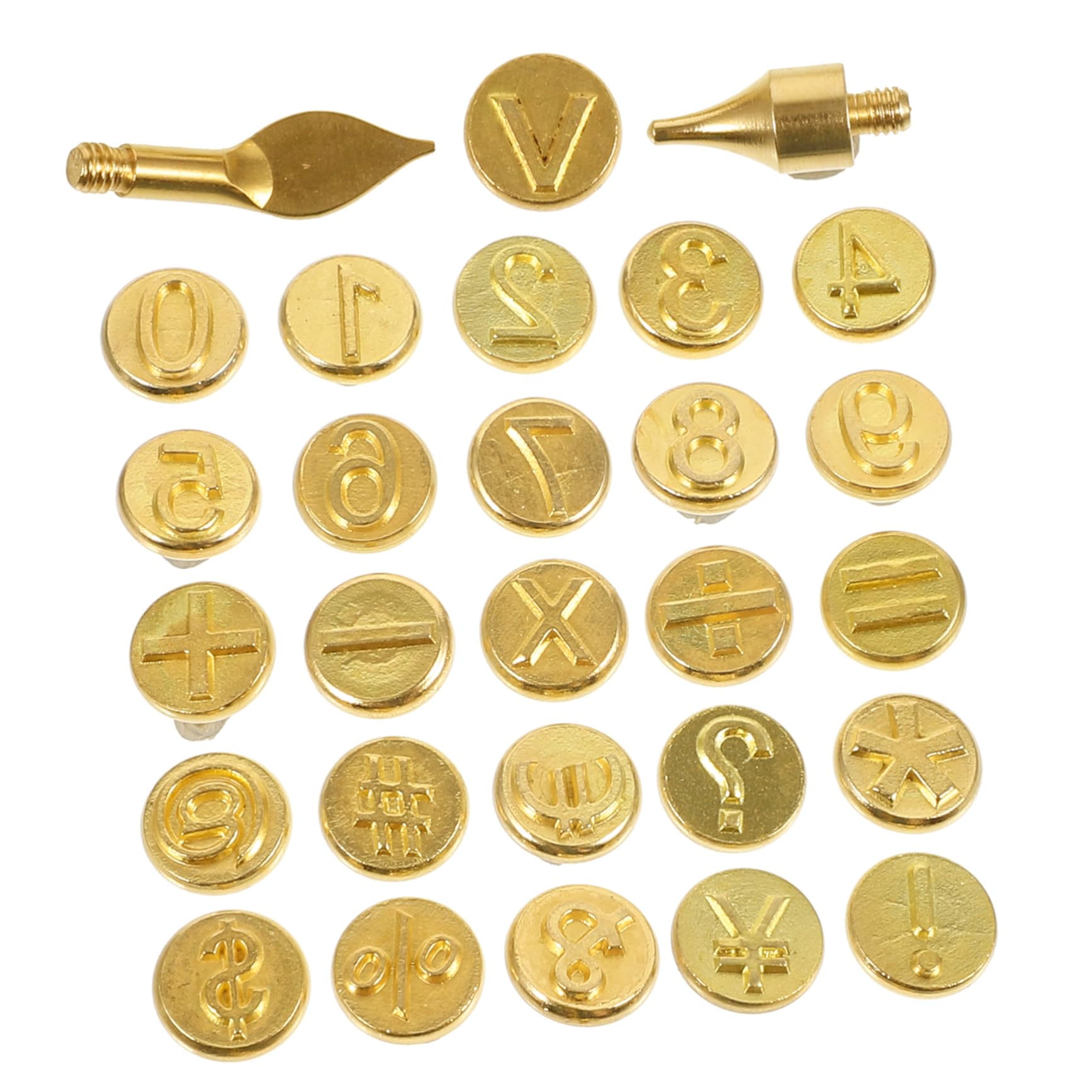 HOMSFOU 2 Set Punte per Pirografia Numerate Kit Strumenti per Incisione e Creazioni per Fai da Te Accessori per creatività e Progetti Unici