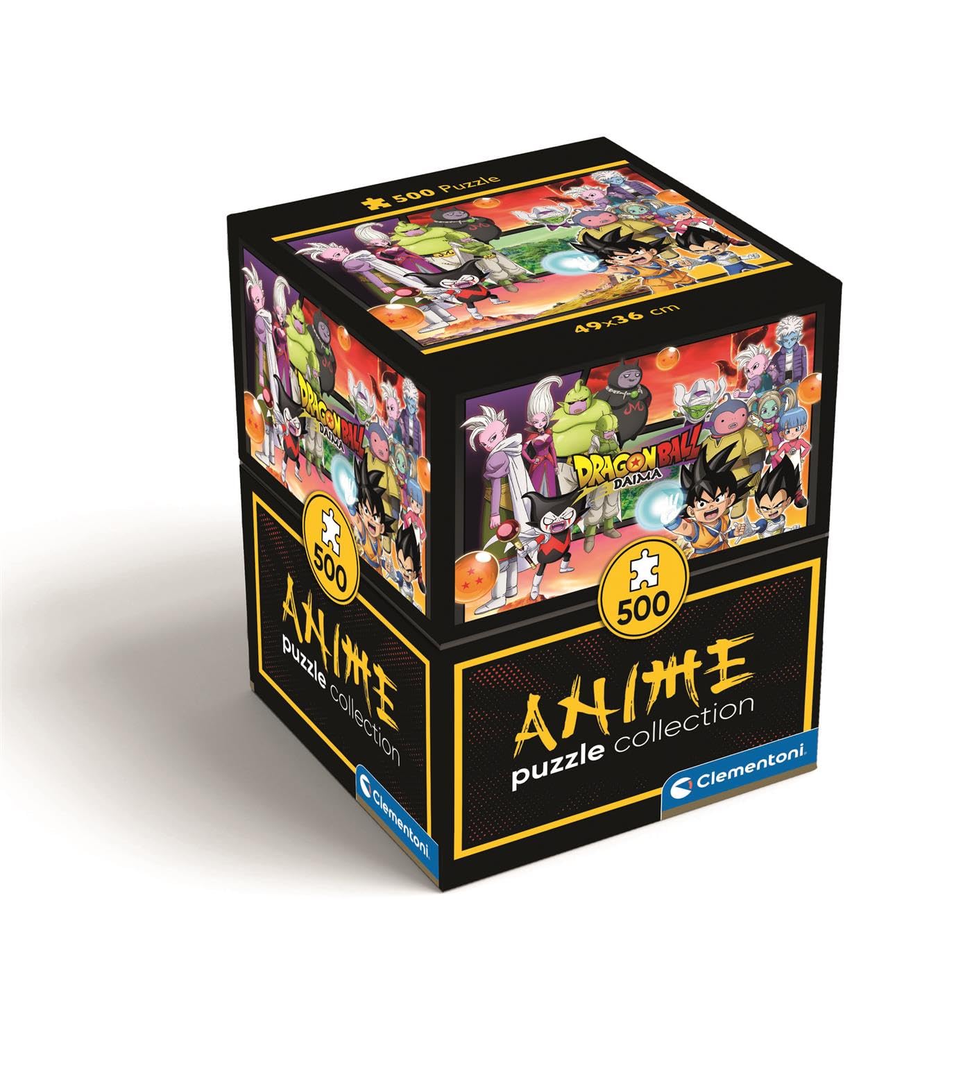 Clementoni Jigsaw Puzzle 500 pieces, Dragonball, Puzzle for Adults 14-99 Years, Compact box, Made in Italy, 35604