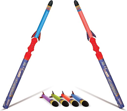 Amazon.com: Geospace Hand Held Jr. Pump Rocket Combo Battle Pack ...