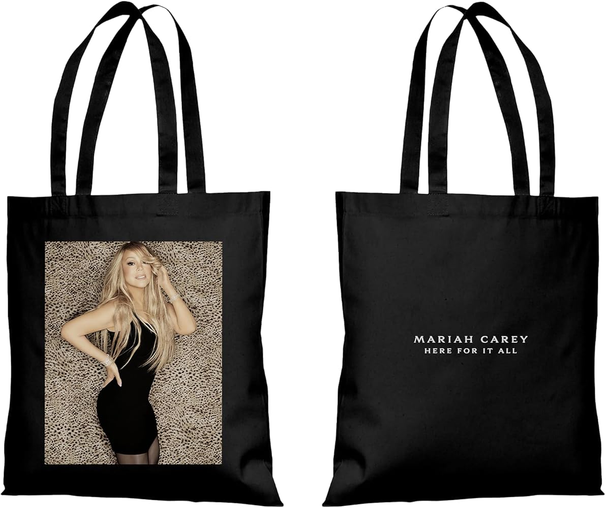Amazon.com: Mariah Carey Official Merch Here For It All Tote Bag