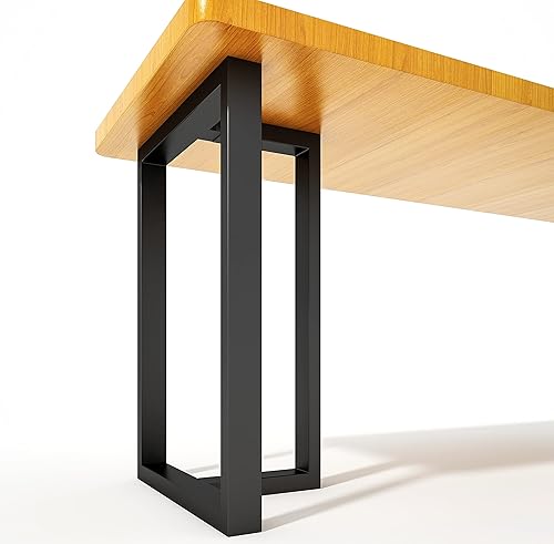 Patas de metal para mesa, patas de banco, patas de mesa, patas de repuesto de tubo cuadrado resistente, patas de escritorio, patas de muebles para