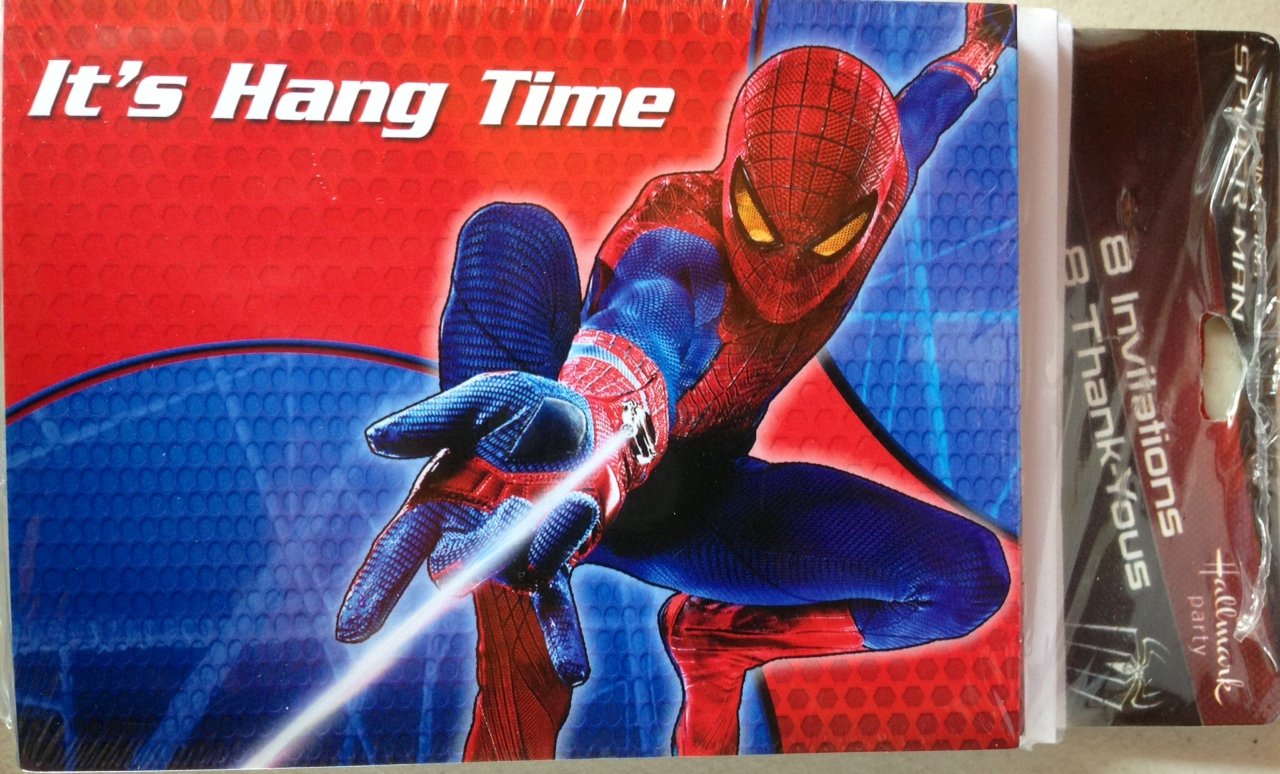 Amazon.com: Hallmark The Amazing Spider-Man Invitations & Thank You Cards  w/ Envelopes (8ct) : Toys & Games