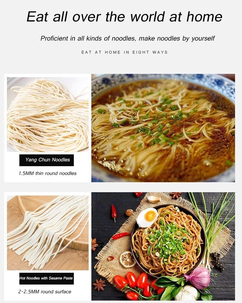 Household Noodle Press Machine Stainless Steel Electric Small Noodle Machine Multifunctional Commercial Noodle Rolling