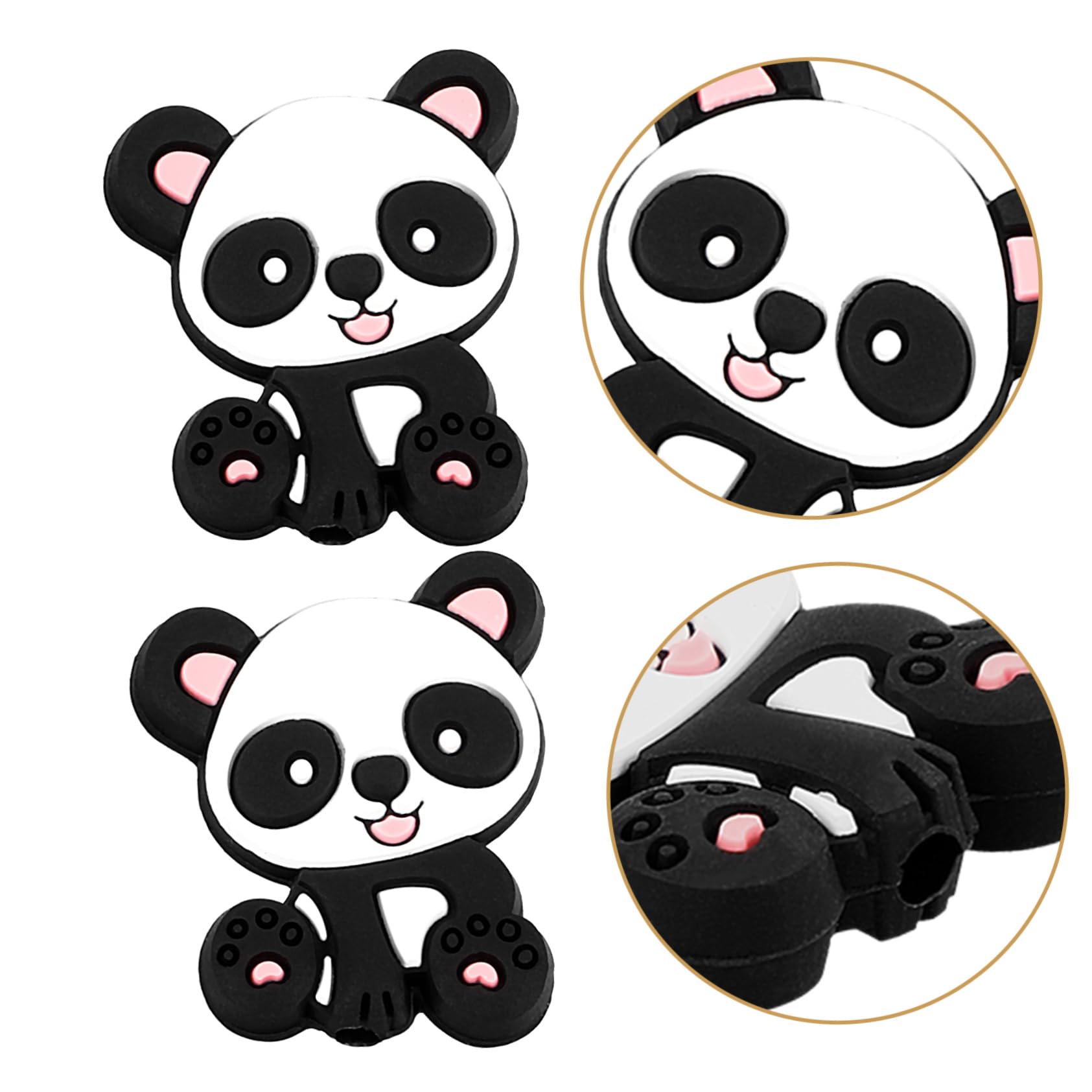 Lurrose 40piezas Tapones De Agujas De Tejer De Goma Para Agujas De Tejer Accesorios De Manualidades Antideslizantes y Prácticos y Coser