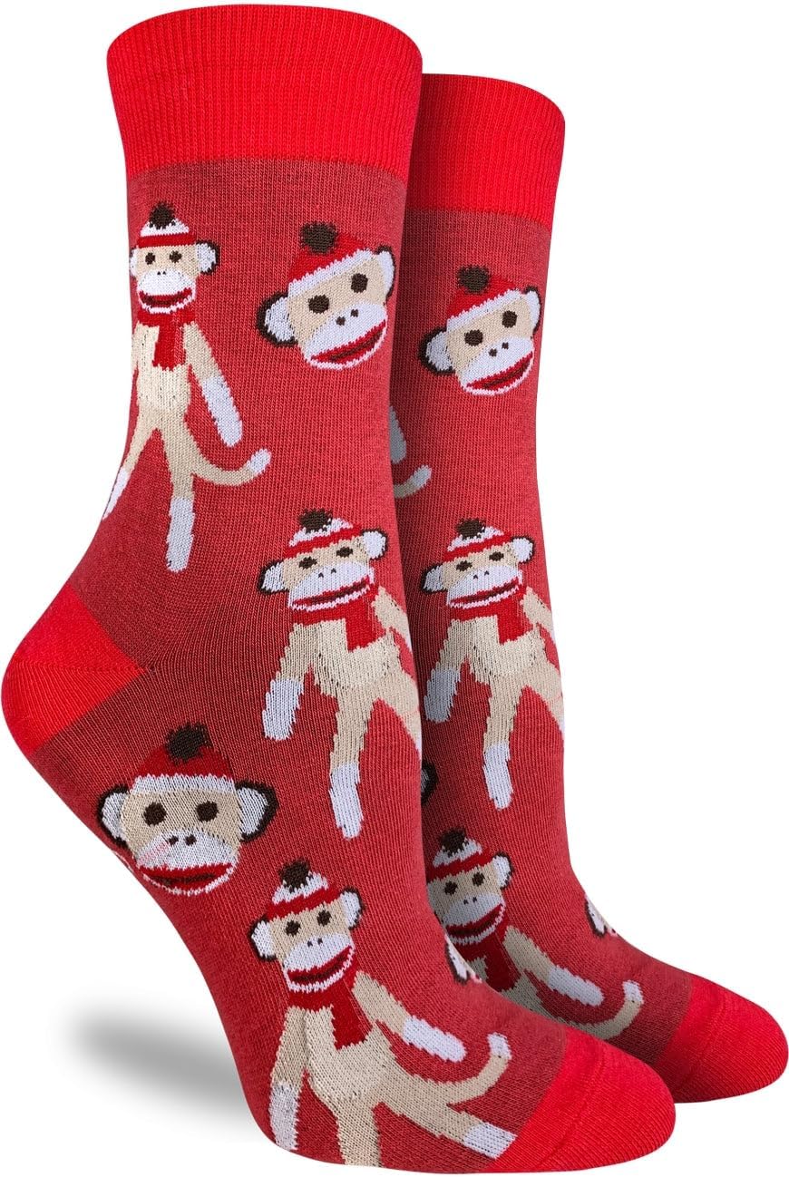 Cows in a Field Cotton Crew Socks by Good Luck Sock