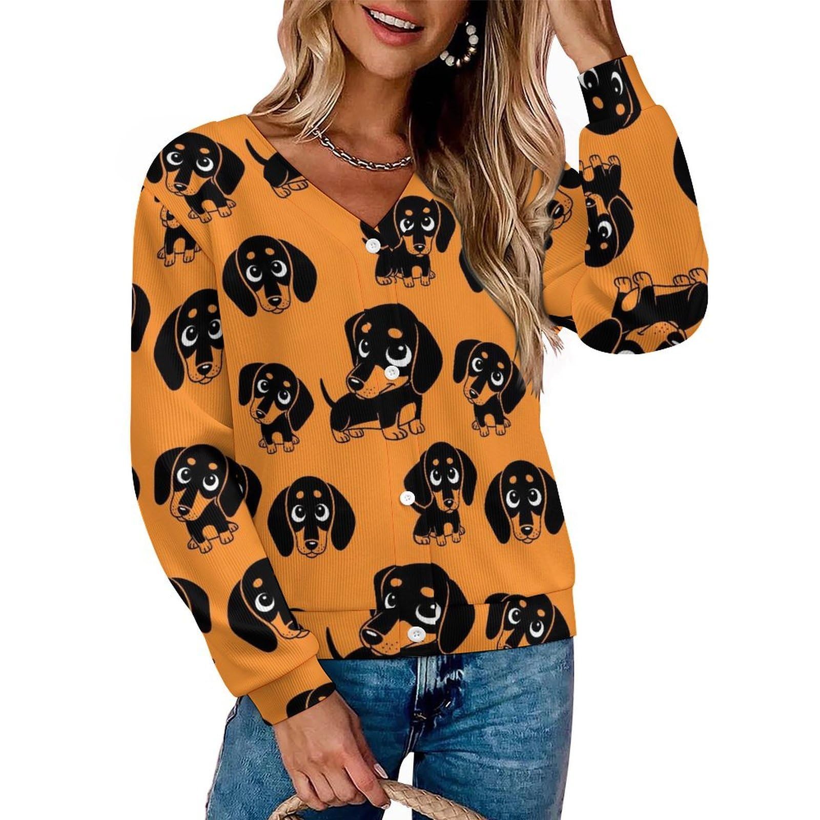 Womens Long Sleeve Open Front Cardigan Soft Knit Sweater Button Outerwear Coat