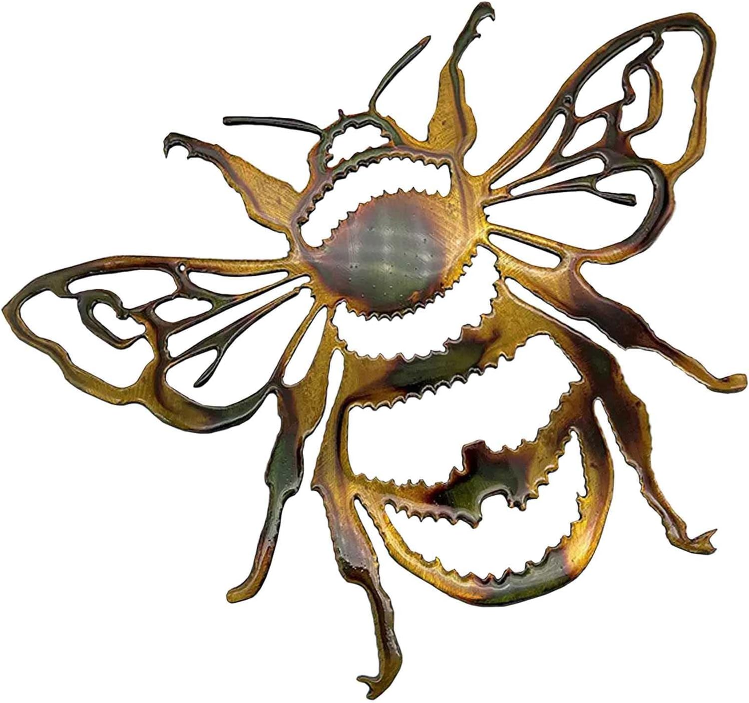 Honey Bee Metal Wall Artwork Signs, Metal Home Decor Wall