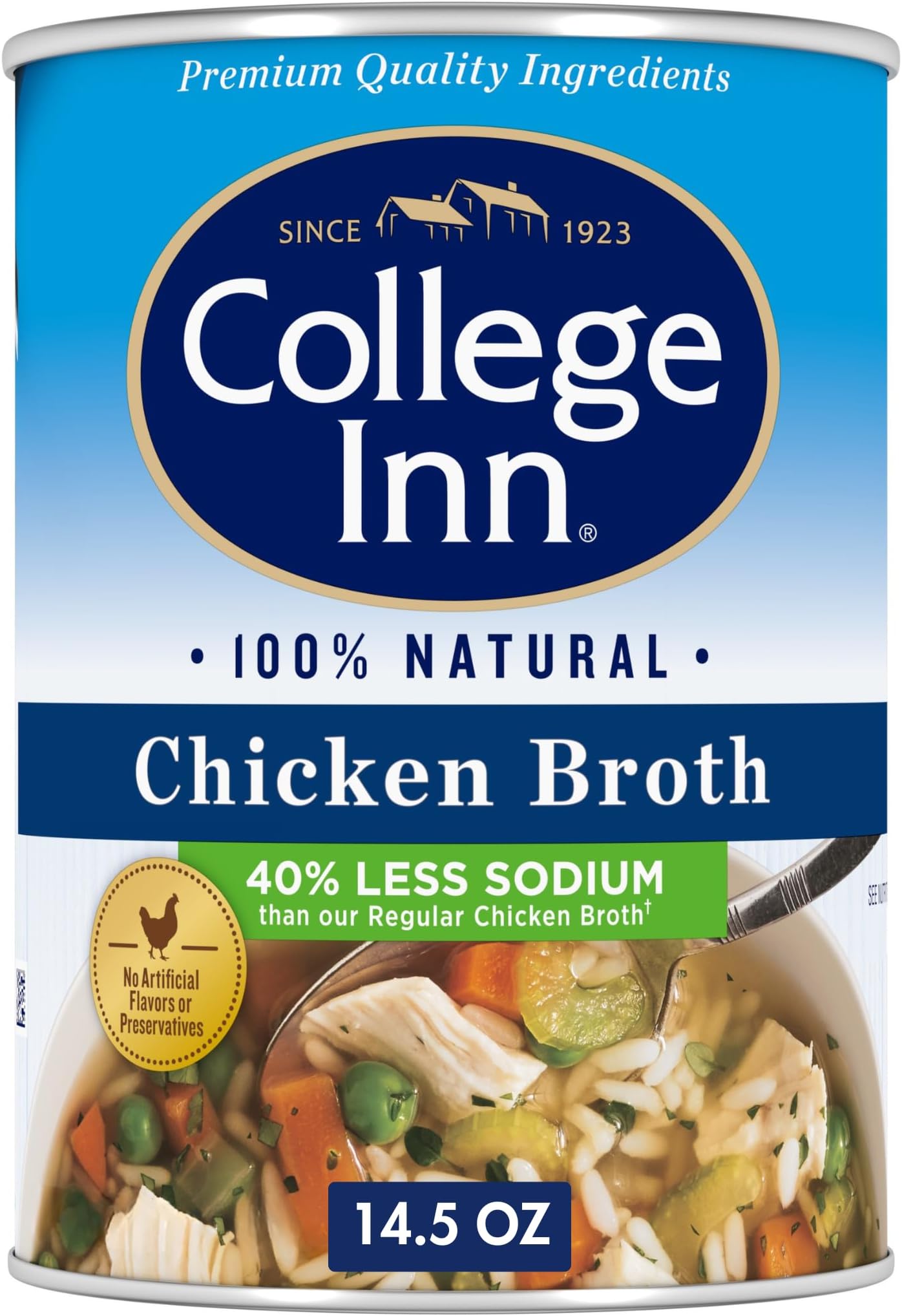 Fat Free and Lower Sodium Chicken Broth, 14.5 oz