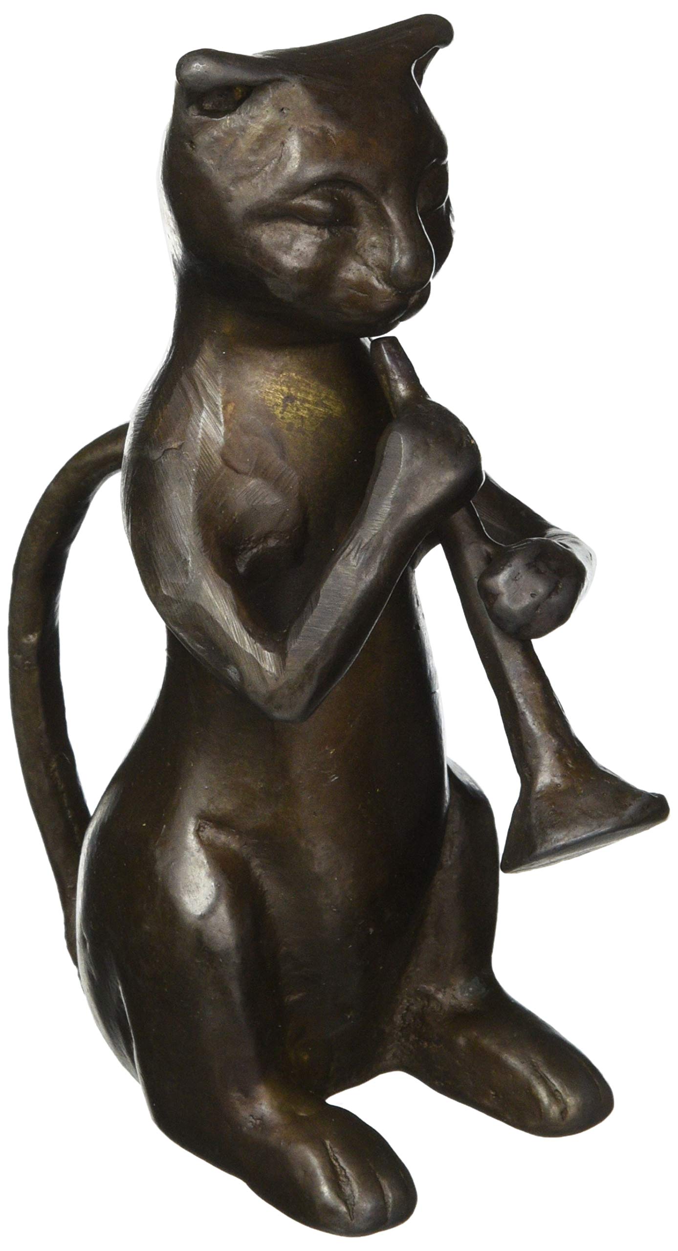 Amazon.co.jp: 東洋石創 オブジェ トランペット ねこ 10231