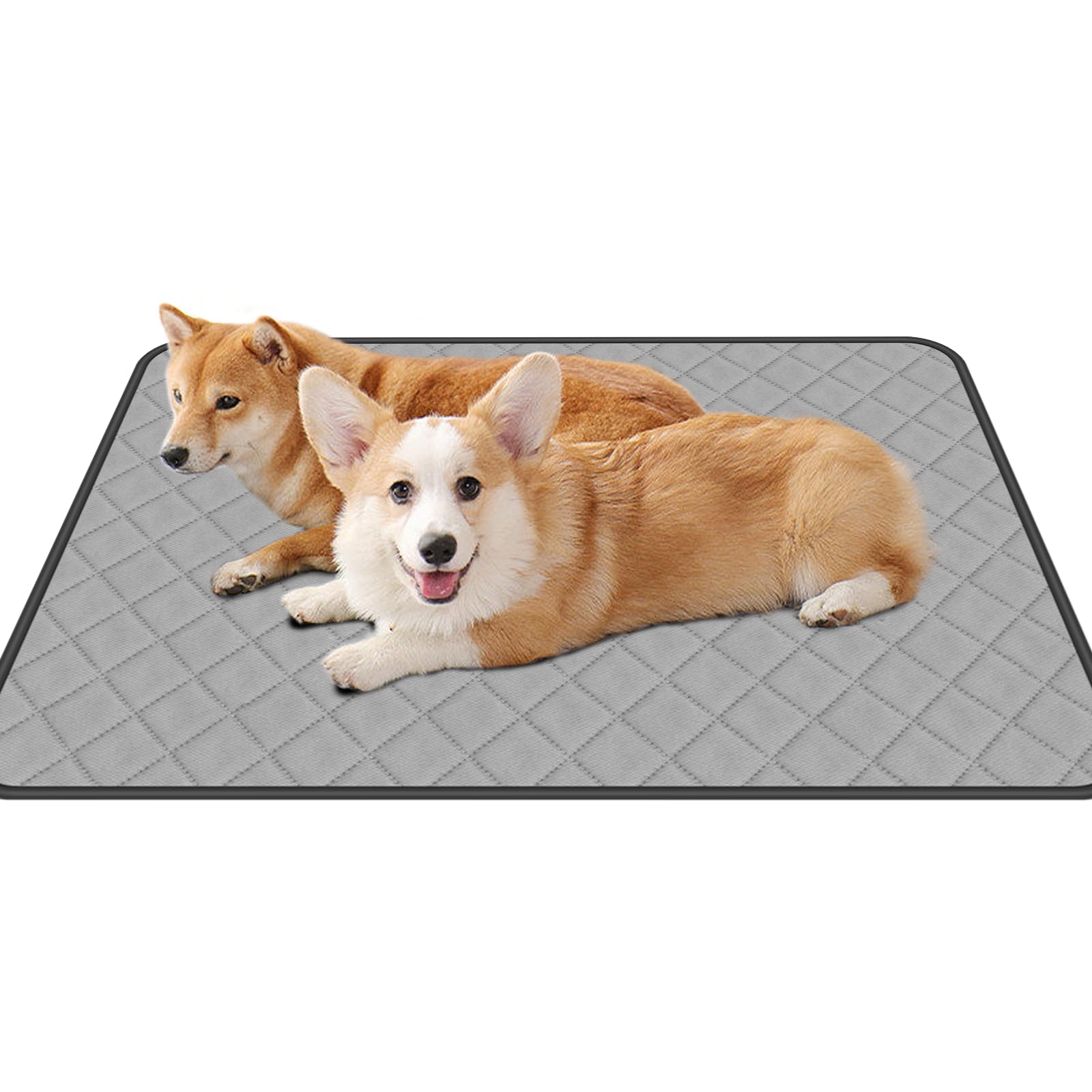 VKMUOI 21.3 x 33 in Washable Dog Pee Pads - Protect Floors, Beds, and Sofas with Leak-Proof Reusable Training Pads - Non-Slip Puppy Mats for Housebreaking and Incontinence