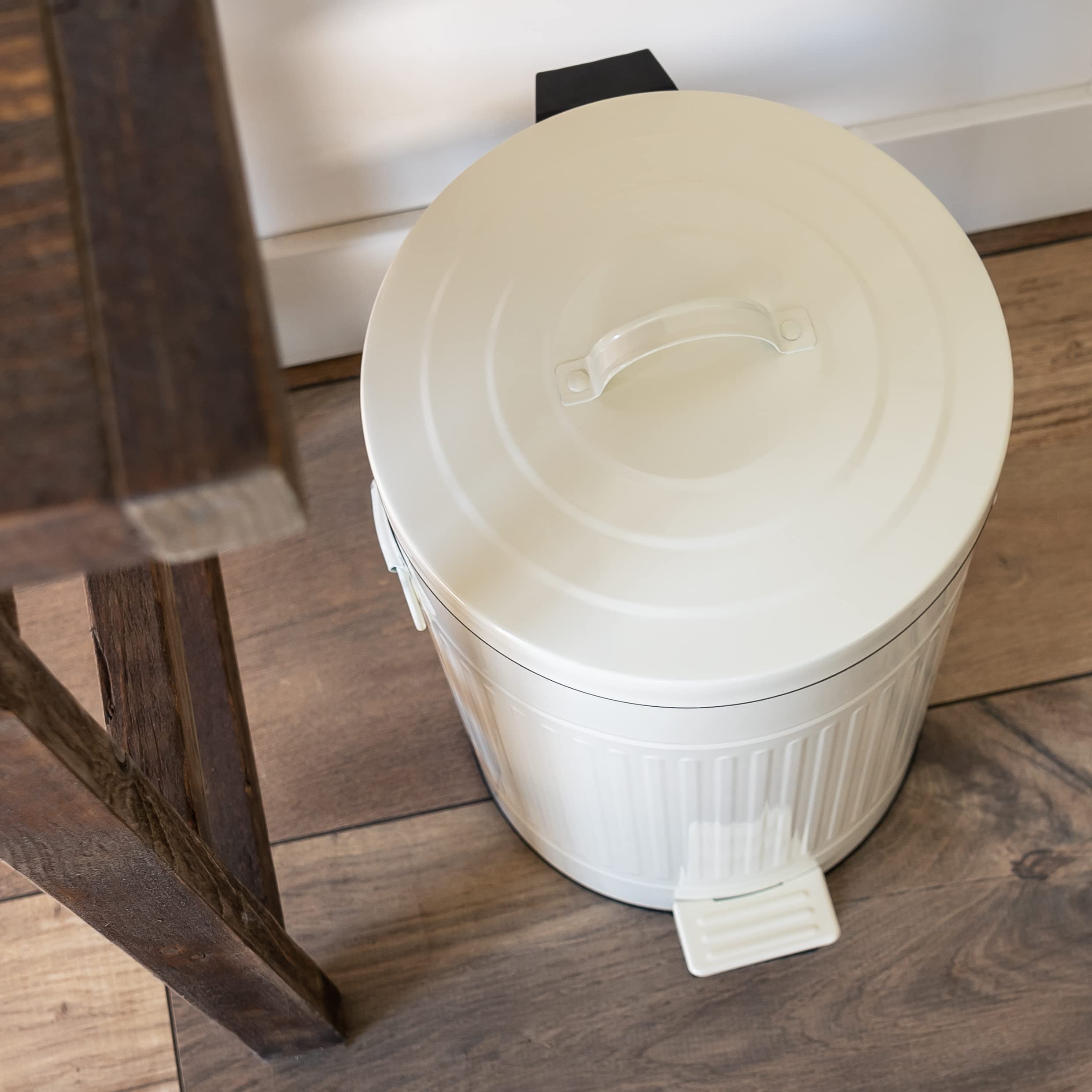 KNODD Poubelle Avec Couvercle, Blanc, 40 L - Belgique