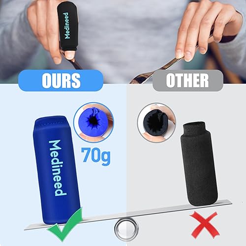 Miniatura 6 de 2PCS Finger Sleeves Gel Ice Pack, Lasting Cold Compress Freeze Sleeve, Reusable Finger Brace Ice Packs for Injuries, Arthritis, Tendonitis, Gout