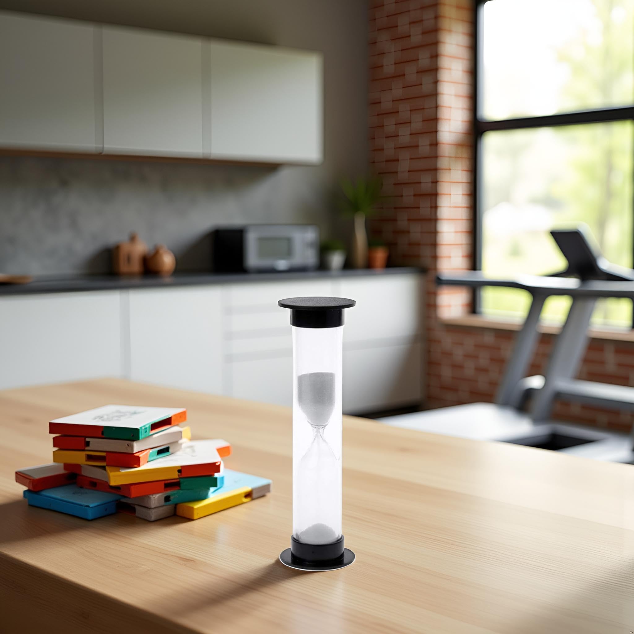 60 Seconds 1 Minute New White Mini Sandglass Hourglass Sand Clock Timer Thermometers and Timers