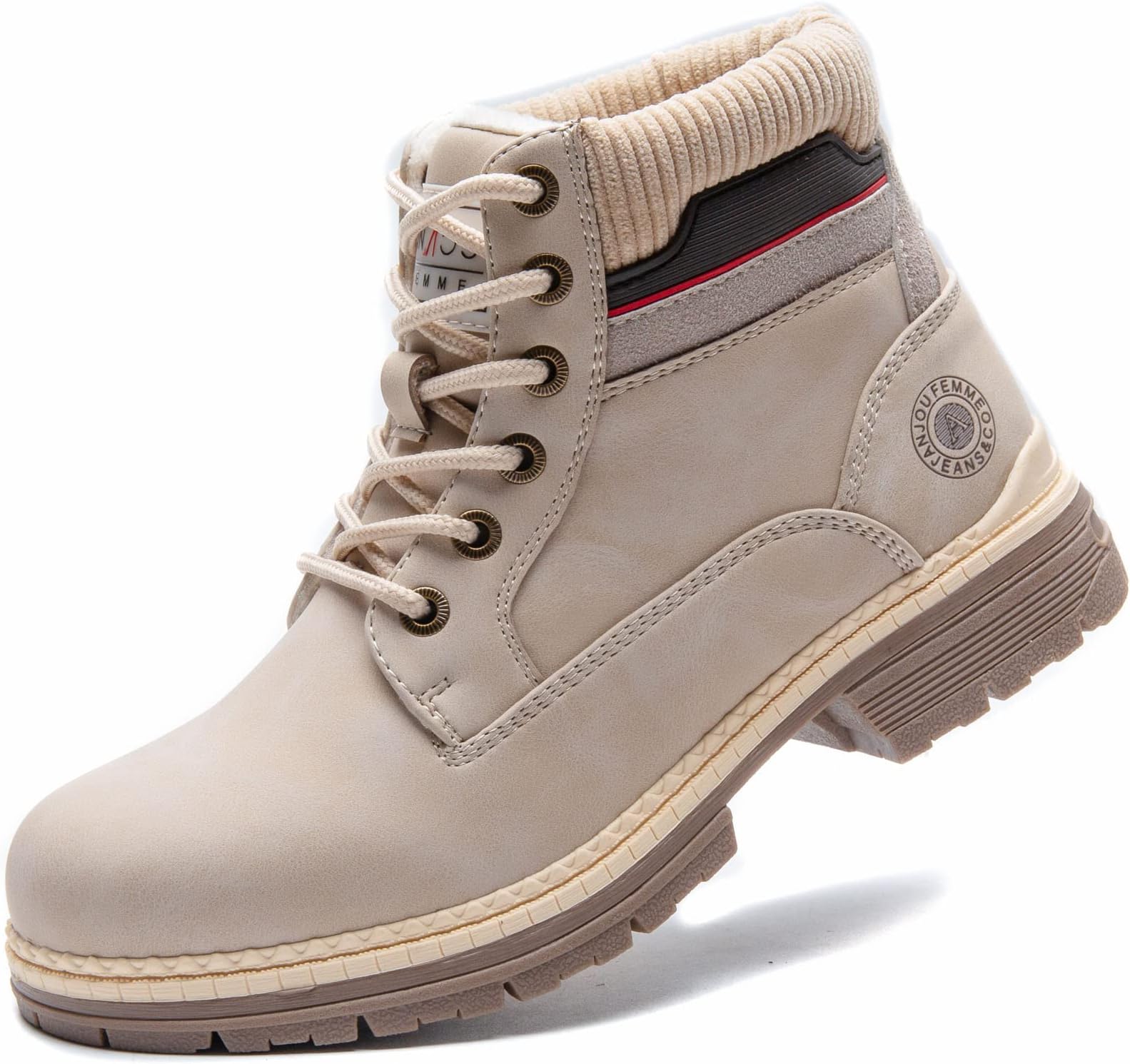 Work Hiking Boots for Women Waterproof - Womens Outdoor Ankle Boots Lightweight Snow Winter Boots for Trekking Walking