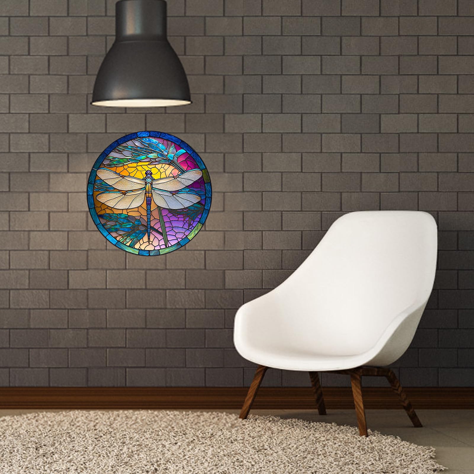 Attrape-soleil En Acrylique Libellule, Décoration Colorée à Suspendre