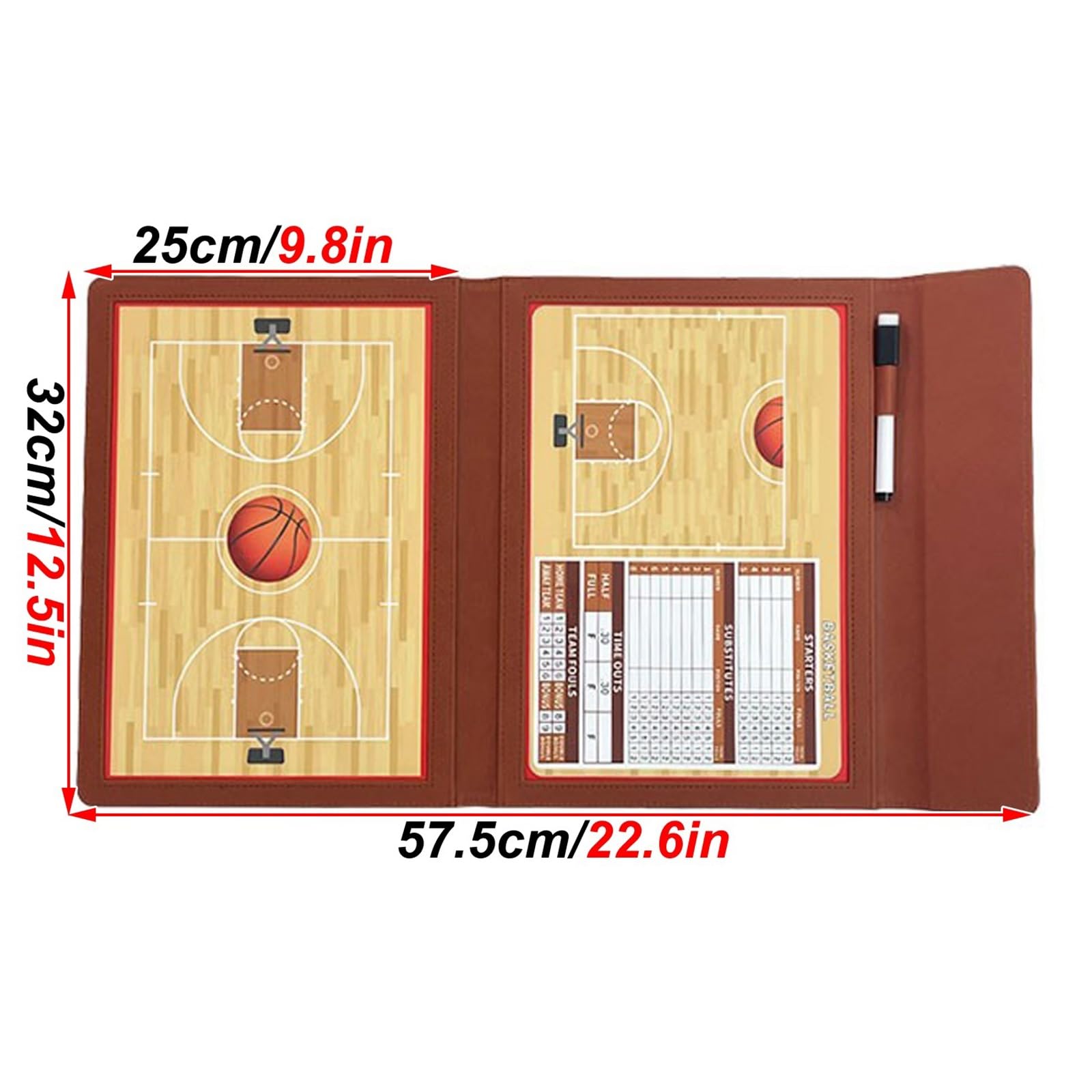 Pizarra de Baloncesto para Entrenadores, Pizarra Magnética de Tácticas