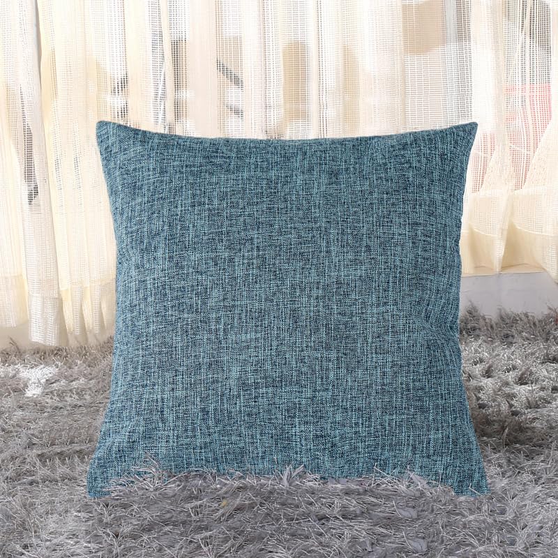 Taie d'oreiller douce gris bleu pour coussin de salon et canape