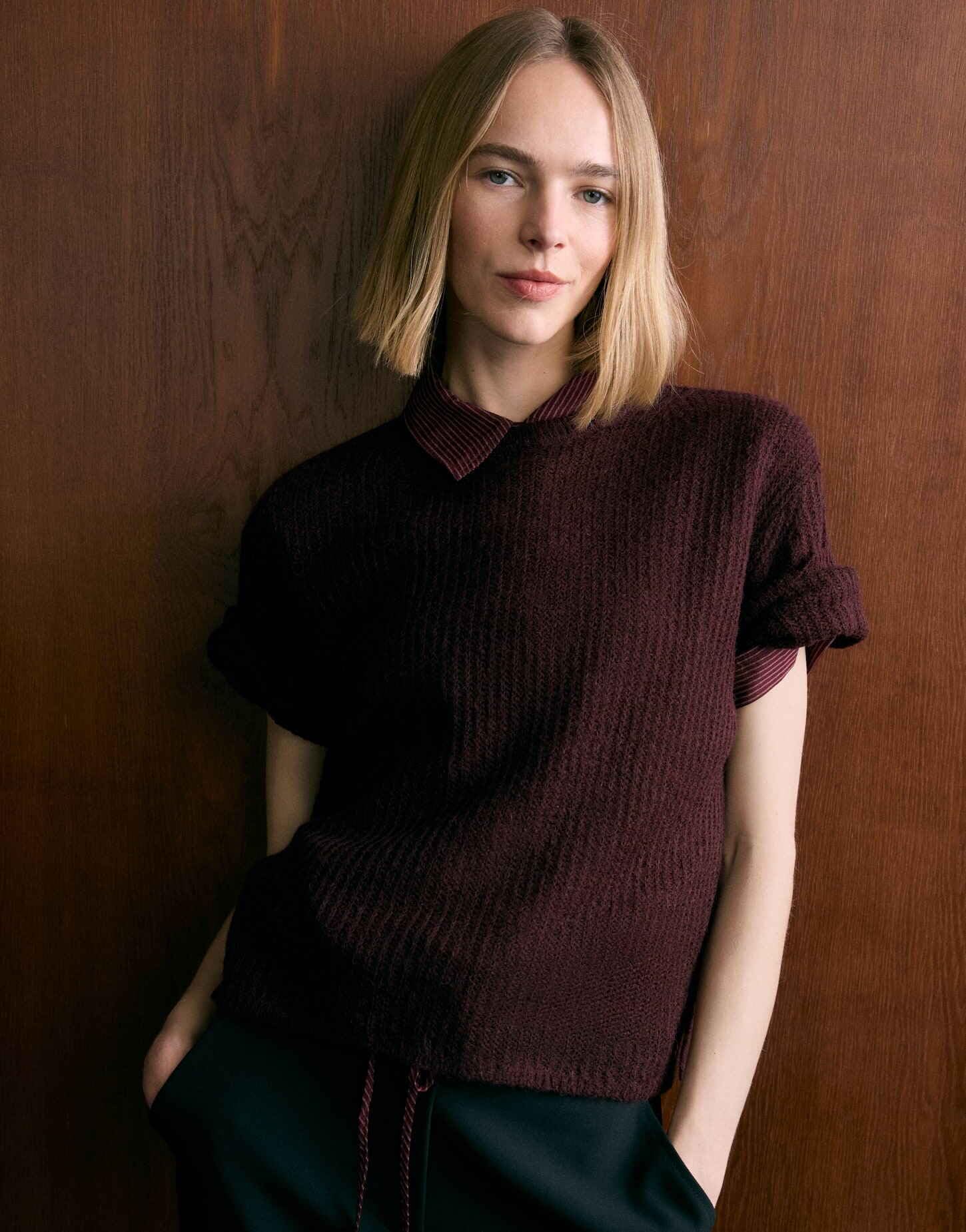 OPUS Damen Pullover | Strickpullover aus hochwertigem Wollmix Regular Fit