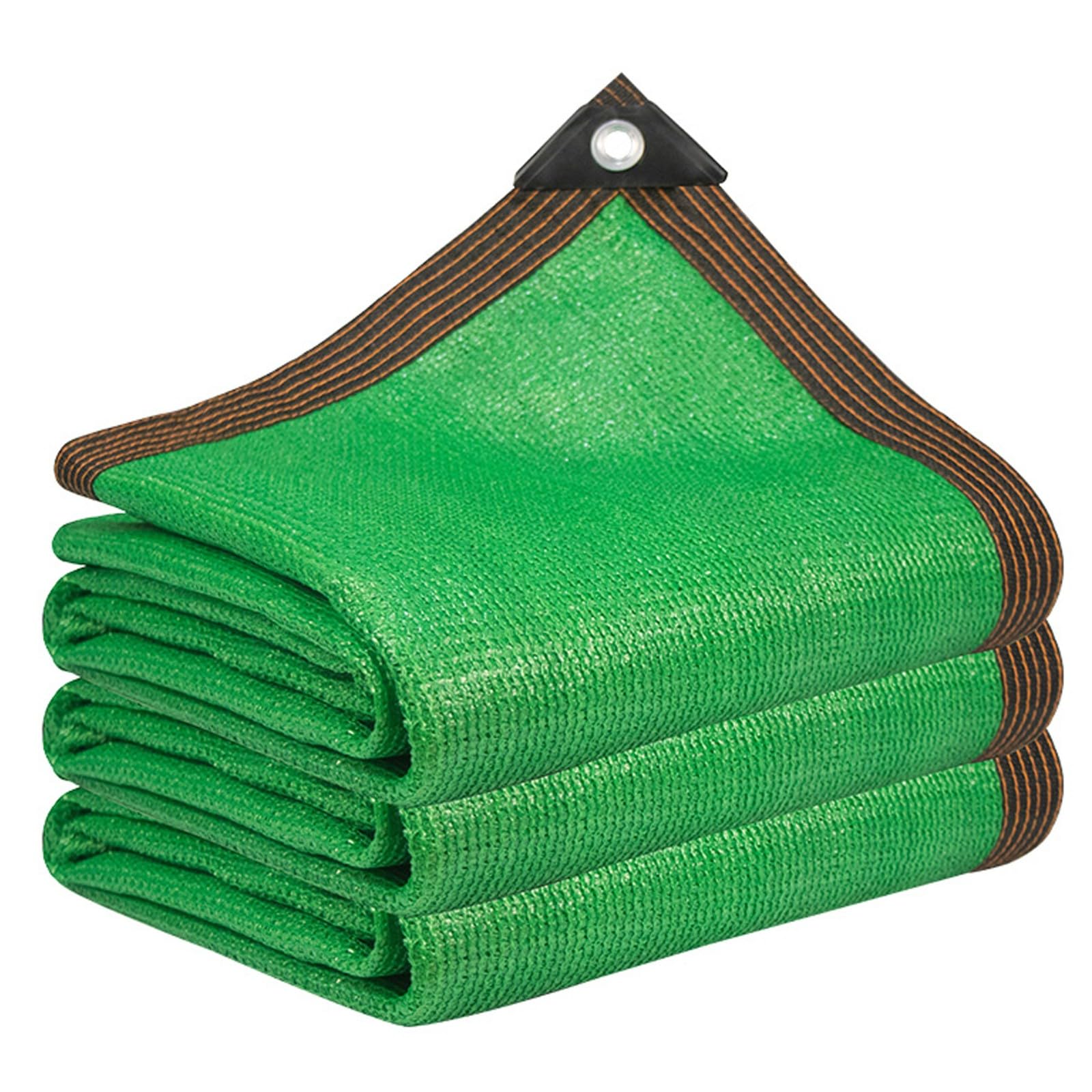 Filet d'ombrage bâche pour pergola 2x8m vert extérieur avec œillets