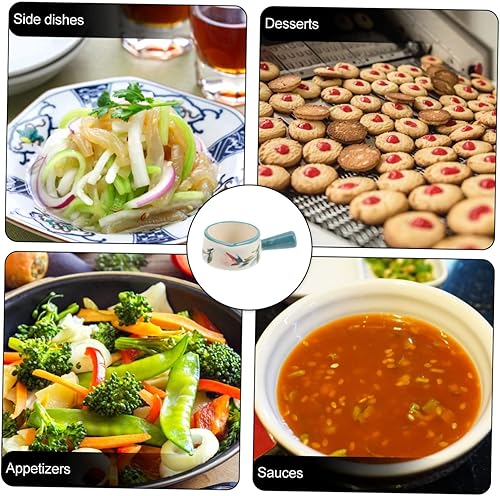 Miniatura 7 de Homoyoyo Taza de leche de cerámica Calentadores de café Olla de fusión de mantequilla Bistec Mantequilla Tazón de cerámica Sartén pequeña Cacerola