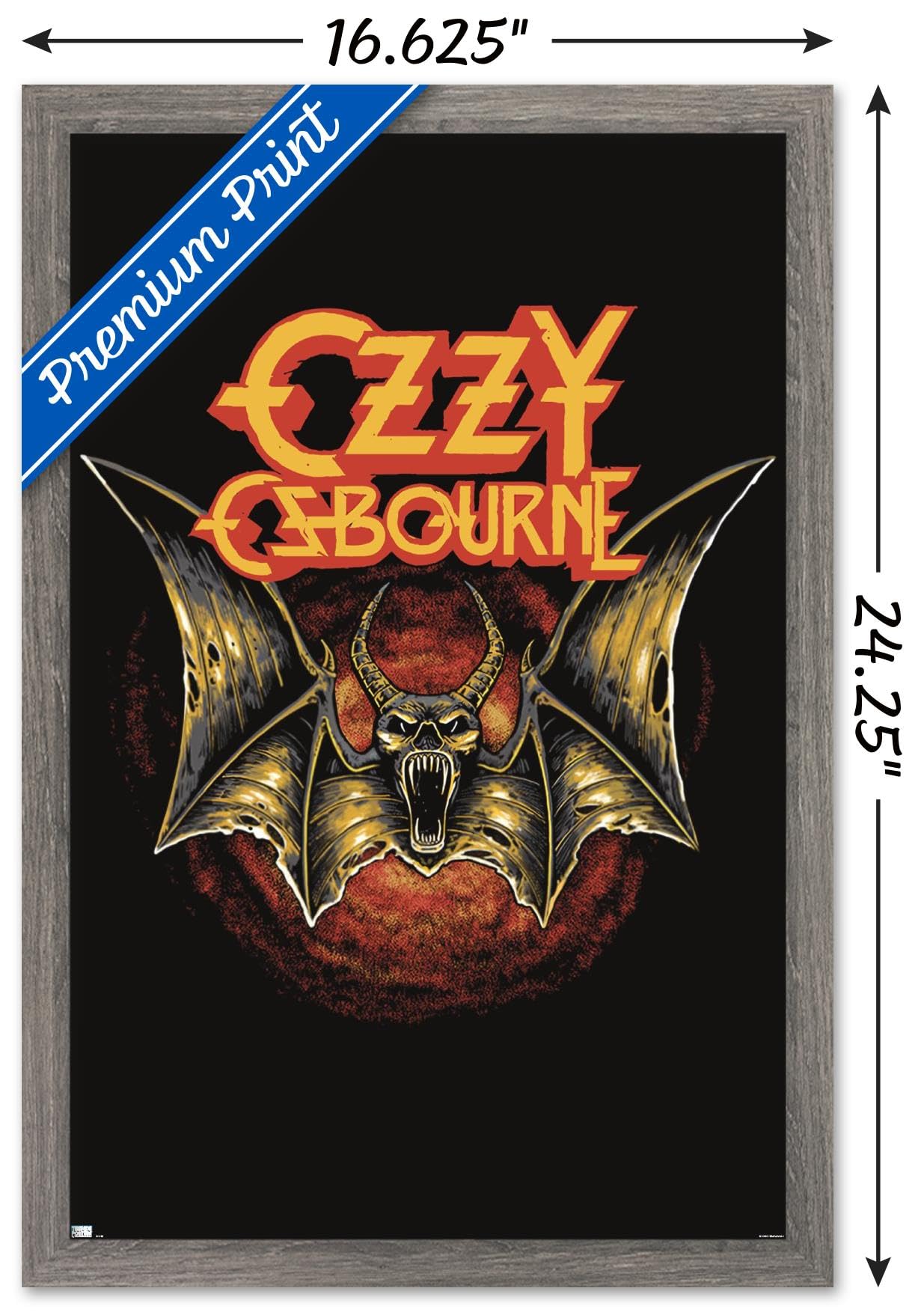 Ozzy Osbourn/オジー・オズボーンA1ポスター/ピン穴無し/匿名発送 Ozzy Osbourn/オジー・オズボーンA1ポスター/ピン穴無し/匿名