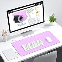 Vista 45 de Dapesuom Alfombrilla grande para mouse, alfombrilla de mouse para juegos extendida con bordes cosidos, alfombrillas de escritorio de tamaño completo