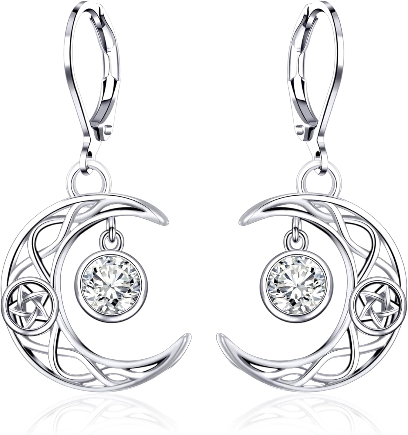 Gothic Moon Earrings Moon Dangle Earrings Jewelry Moon Gifts for Women