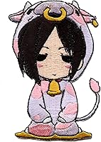 Vista 1 de Parche de vaca Sebastián de mayordomo negro