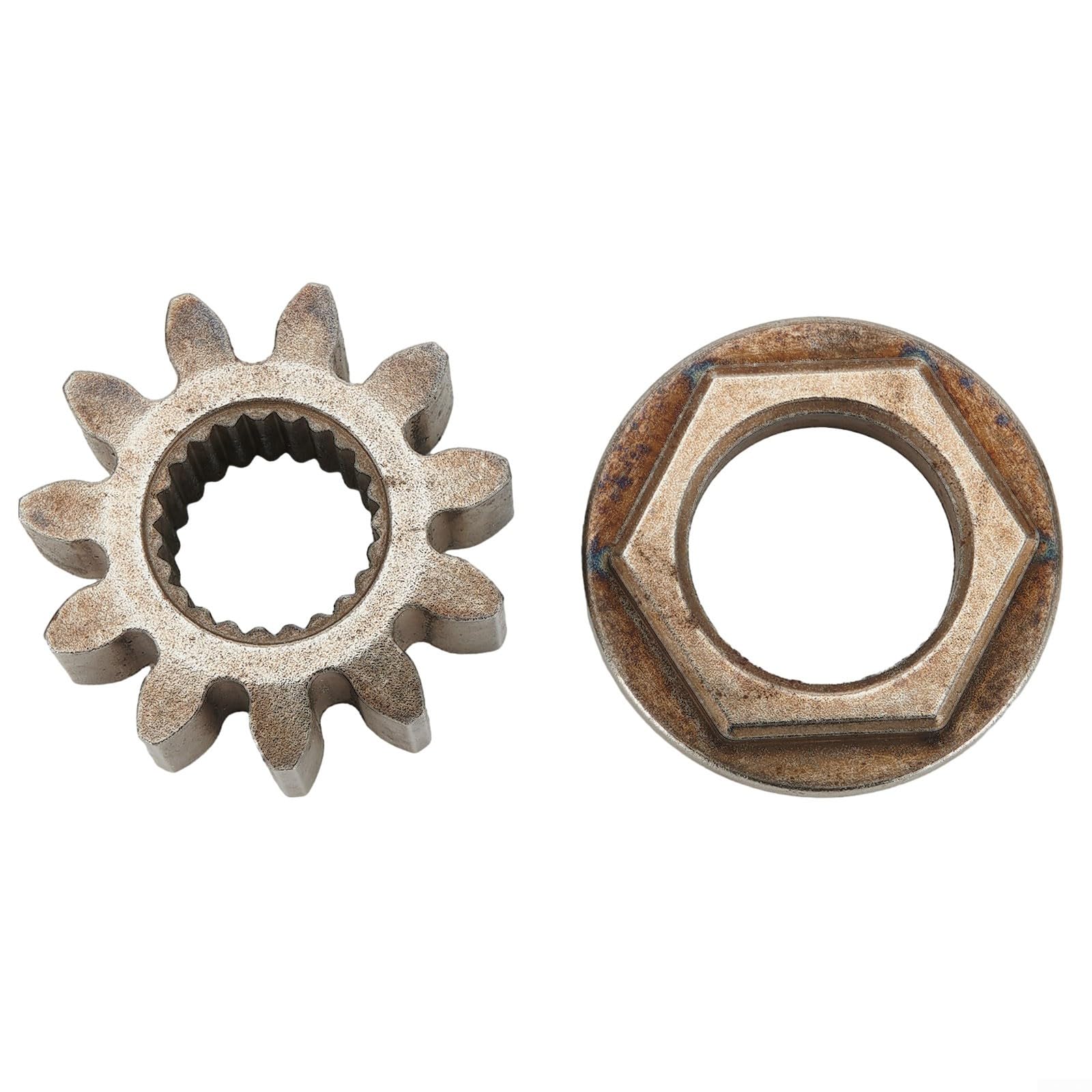 Parti per tosaerba 783-06988A per rack di sterzo per 783-06988 con pignone dell'albero dello sterzo e boccola (1 piastra per cremagliera, 1 pignone dell'albero dello sterzo, 1 boccola)