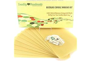 Toadily Handmade Beeswax Candles Kit