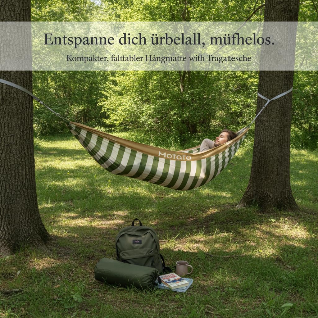 Hängematte Outdoor Faltbar Stabil 200 kg