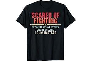 Scared Of Fighting Beware I Cum When I Am Choked Cotton Short-Sleeve Unisex T-Shirt