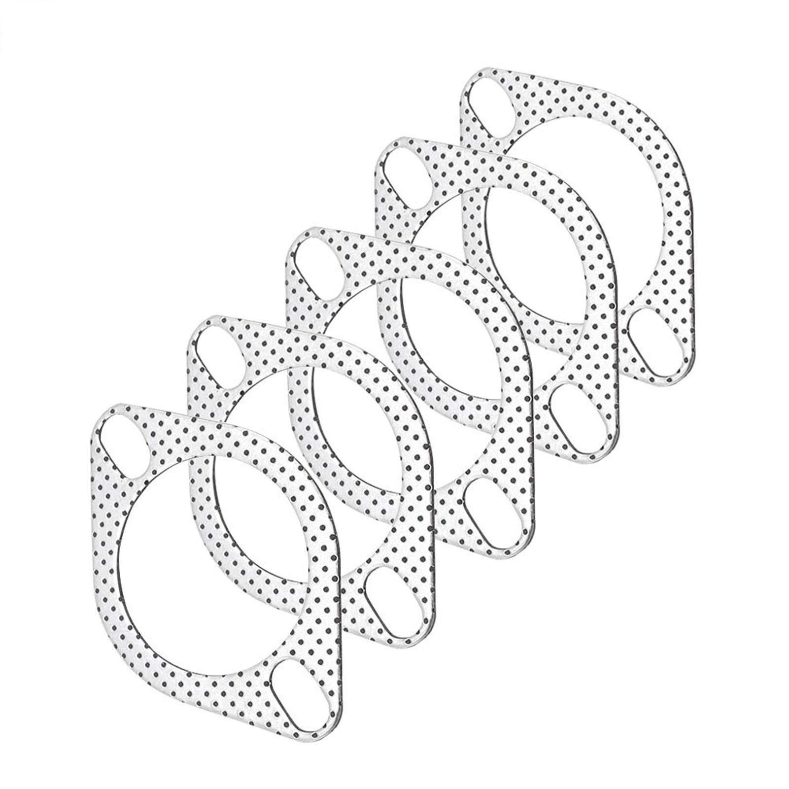 Junta de tubo de escape de 63 mm para eliminar ruidos y vibraciones en la brida de dos agujeros