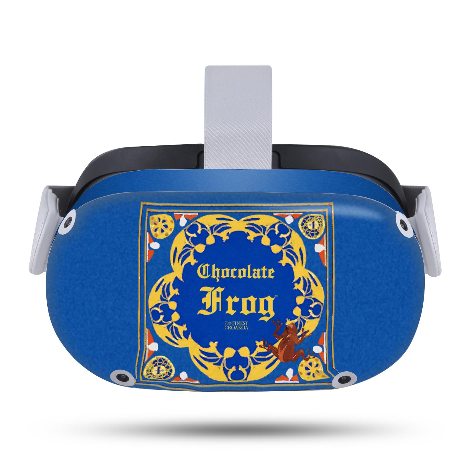 Head Case Designs Officially Licensed Harry Potter Chocolate Frog Graphics Vinyl Sticker Skin Decal Cover Compatible with Meta Quest 2