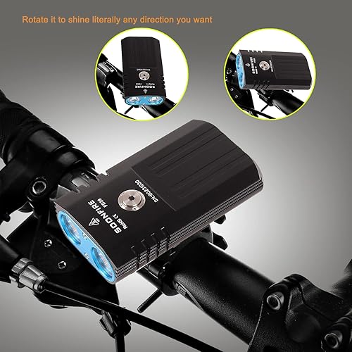 Miniatura 2 de FD USB C Rechargeable Bike Headlight,Two LED Lumens,Waterproof Super Bright Bicycle Light, Quick Assembly and Disassembly