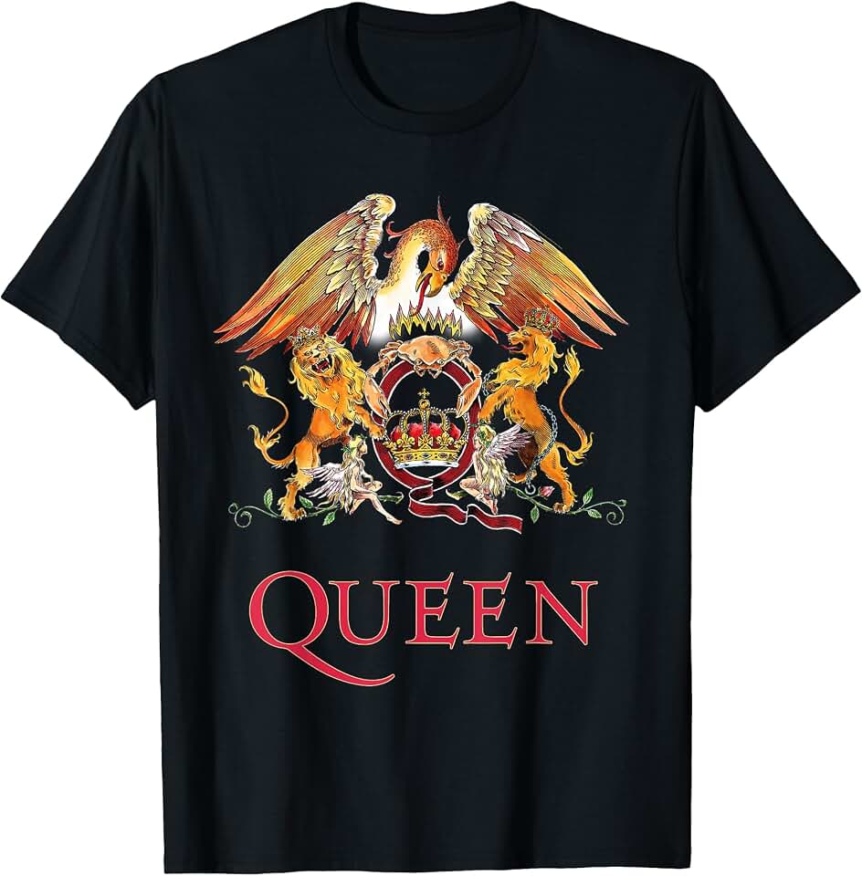 Queen Official Classic Crest T-Shirt OEKO-TEX STANDARD 100