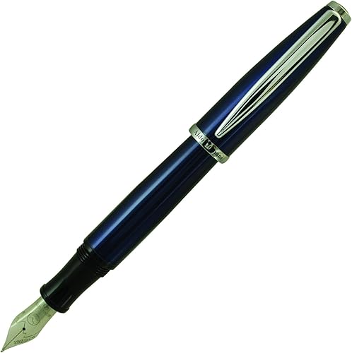 Monteverde Aldo Domani - Pluma estilográfica, punta de punto, pluma estilográfica de tinta negra, azul (MV59624) Monteverde Aldo Domani - Pluma estilográfica, punta de punto, pluma estilográfica de tinta negra, azul (MV59624)