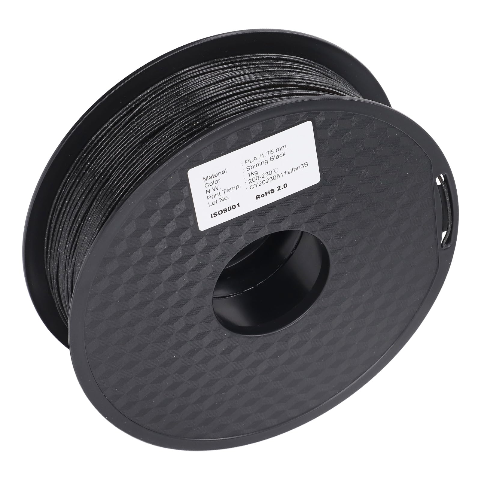 Drukowanie 3D materiały eksploatacyjne miękkie błyszczące czarne filament do drukarki 3D PLA do modelowania rzemieślników